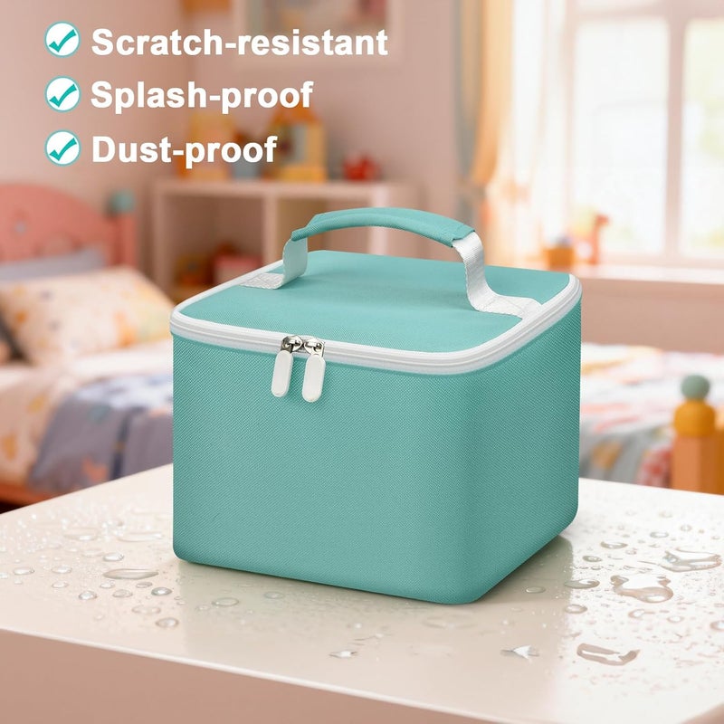 SAIKA Carrying Case for Flycatcher Smart Art Sketcher 2.0 Projector, Kids Drawing and Tracing Projector Storage Bag, Portable Doodle Toys Protective Organizer for Accessories Light Blue(Box Only) - Image 5